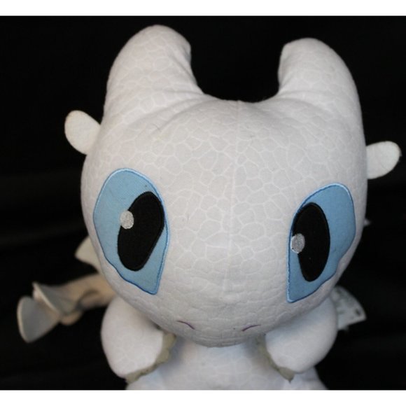 How to Train A Dragon 10'' Plush Hidden World Light Fury Squeeze & Growl Toy - Picture 6 of 8
